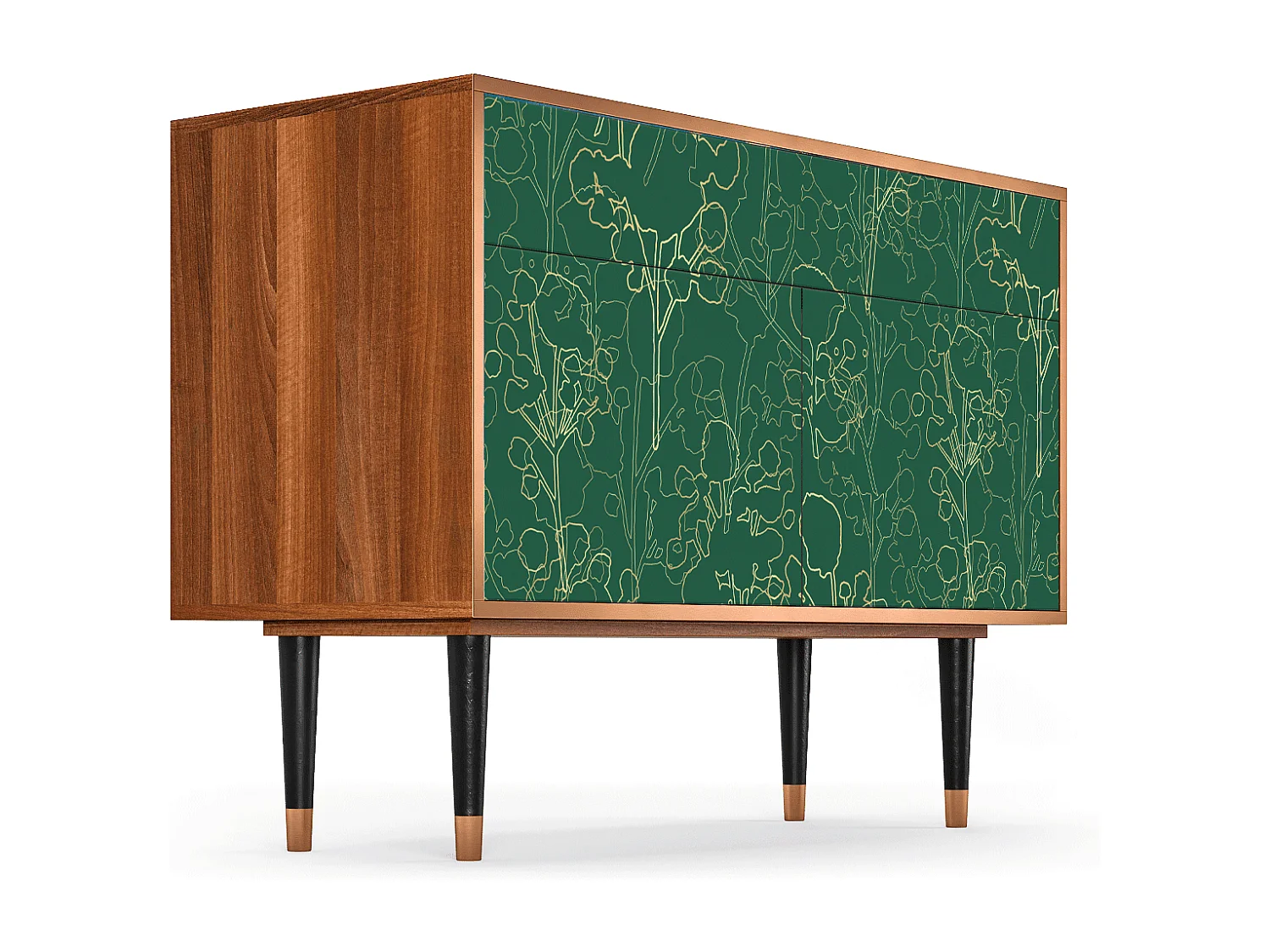 Credenza - 115x85x48 cm - BS4 - Emerald Forest, Noce