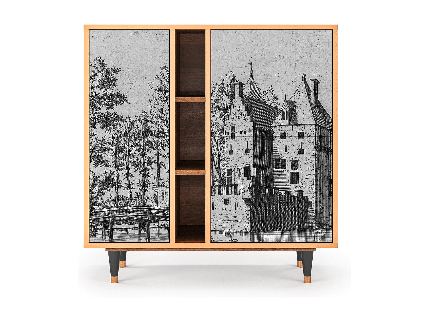 Buffet - 94х96х41 cm - BS5 - Castle by Breugel, Noyer