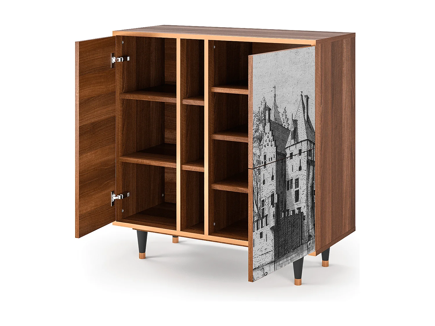 Buffet - 94х96х41 cm - BS5 - Castle by Breugel, Noyer