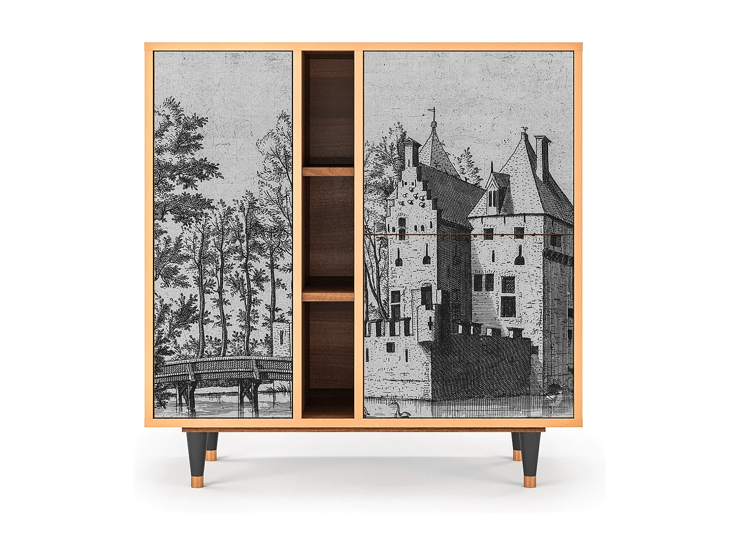 Buffet - 94х96х41 cm - BS5 - Castle by Breugel, Noyer