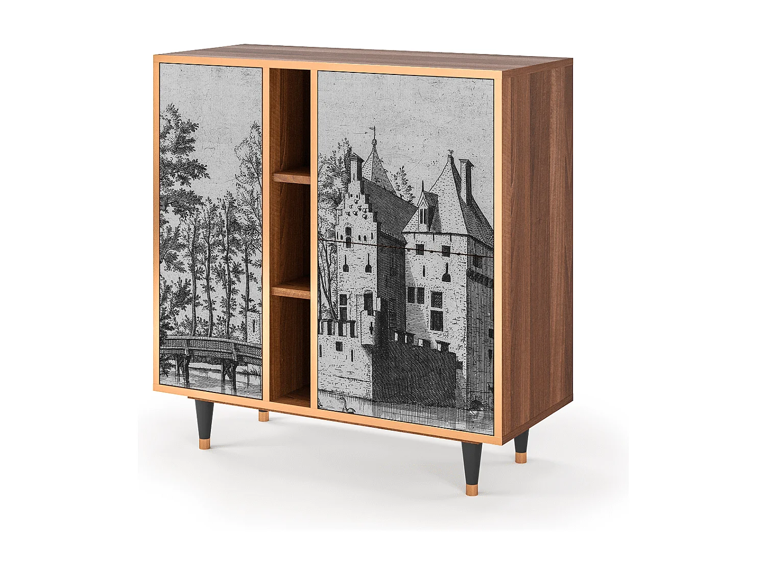 Buffet - 94х96х41 cm - BS5 - Castle by Breugel, Noyer
