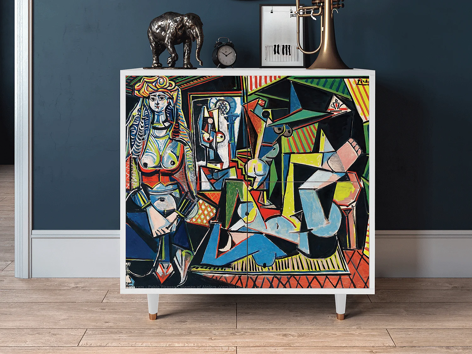 Credenza - 94x96x48 cm - BS3 - Women of Algiers, Bianco