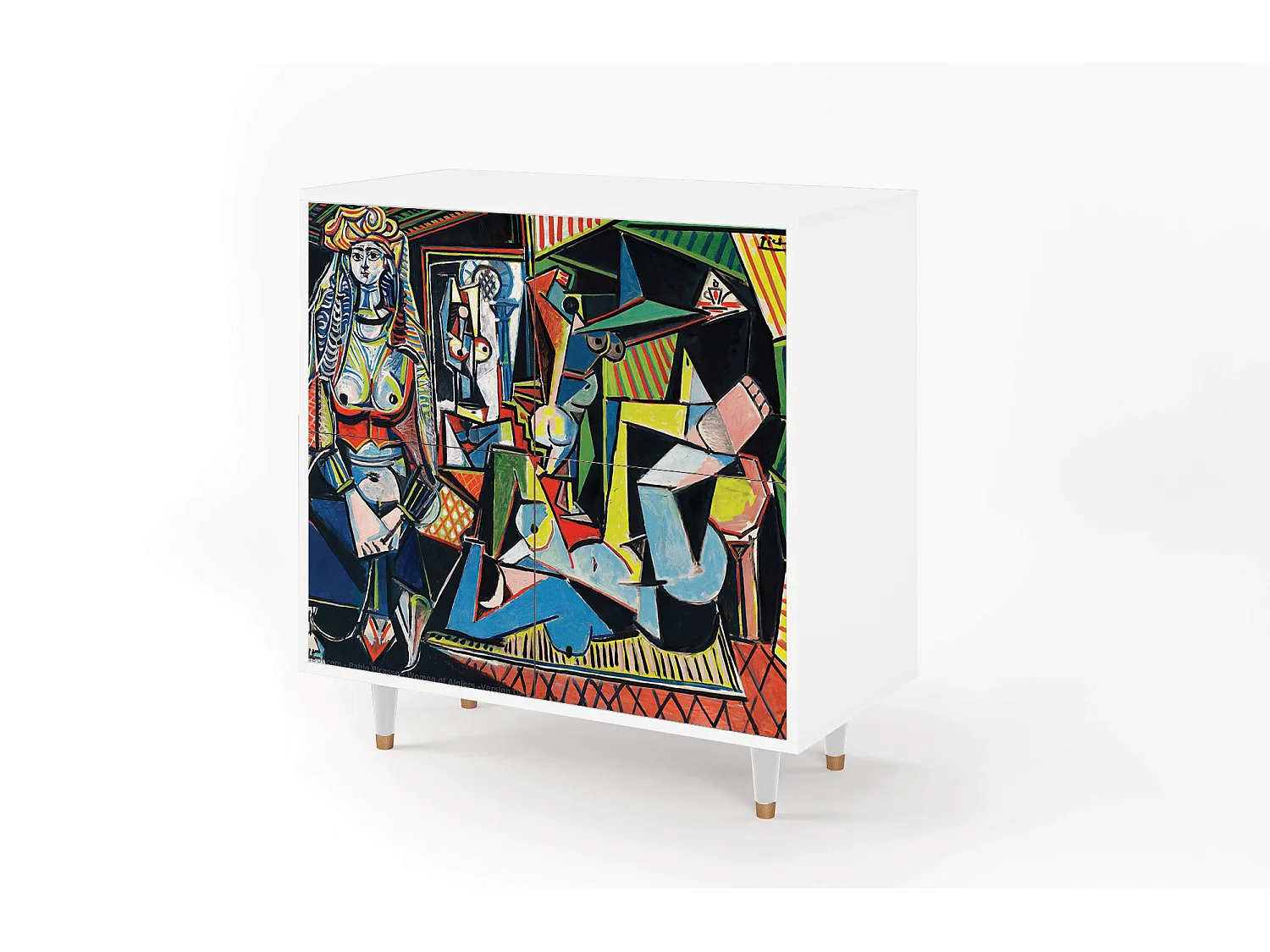 Buffet - 94x96x48 cm - BS3 - Women of Algiers, Blanc