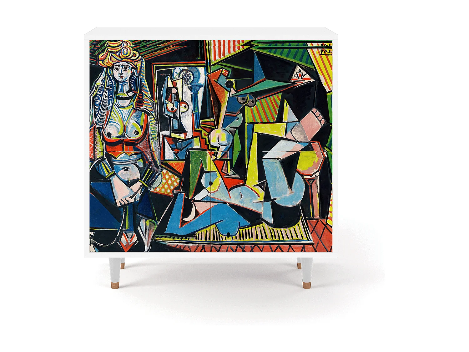 Dressoir - 94x96x48 cm - BS3 - Women of Algiers, Wit