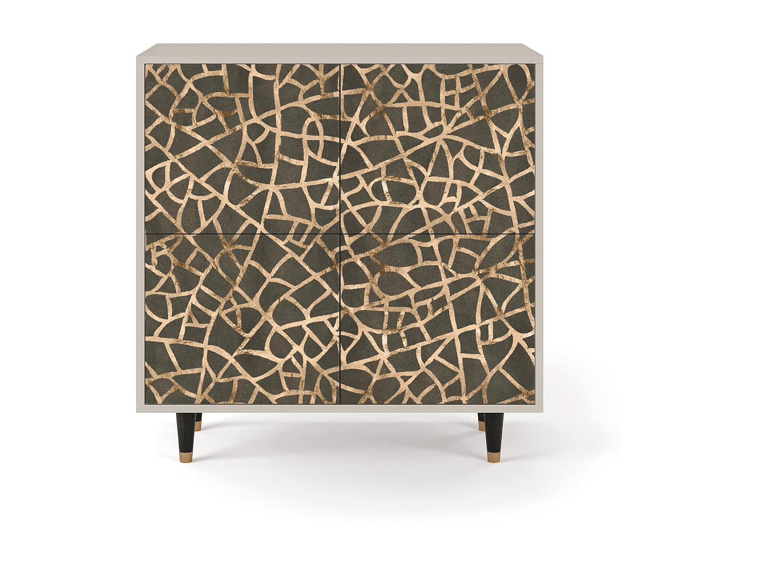 Credenza - 94x96x48 cm - BS3 - Enlarged Leaf, Sabbia