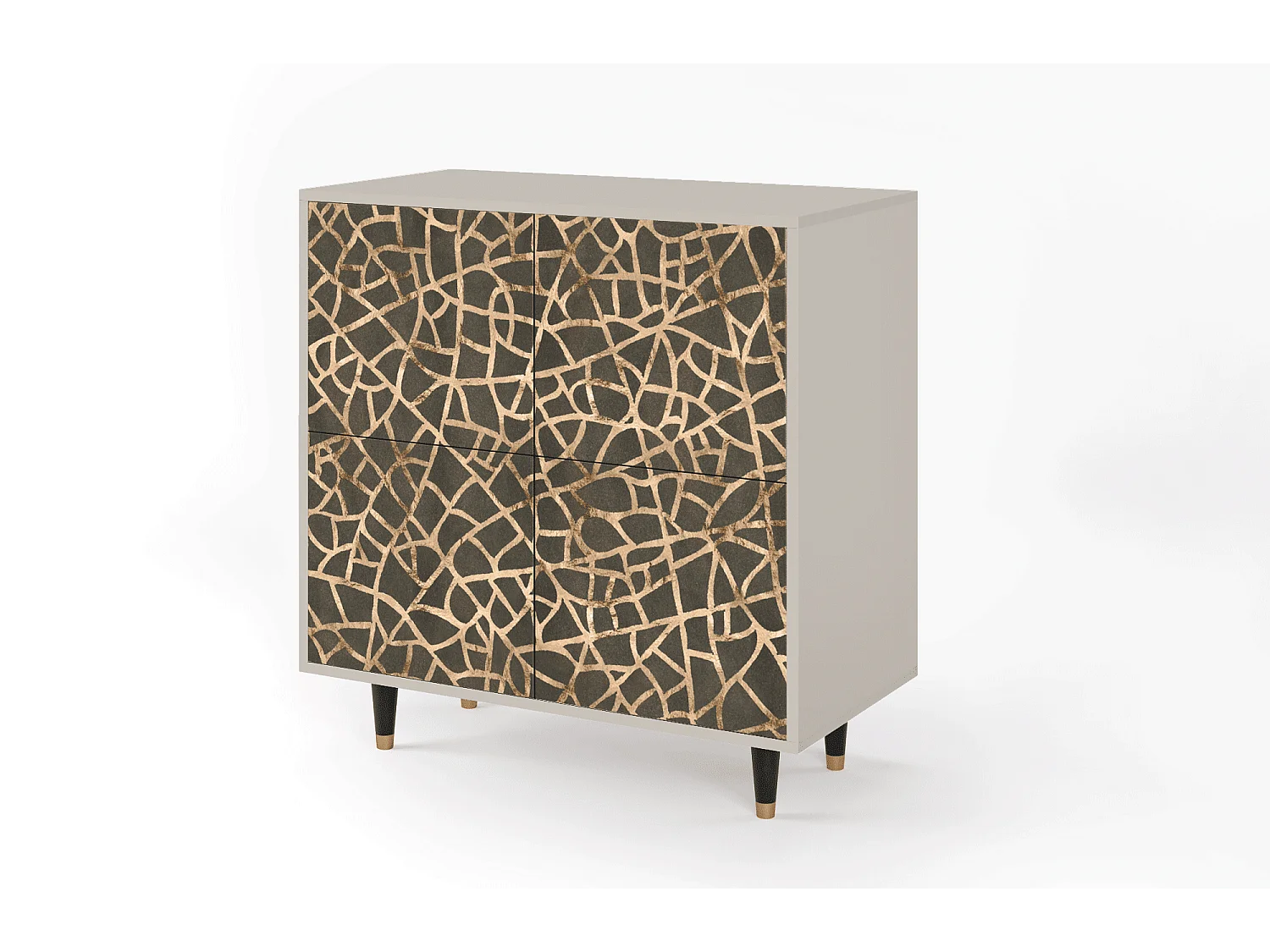 Credenza - 94x96x48 cm - BS3 - Enlarged Leaf, Sabbia