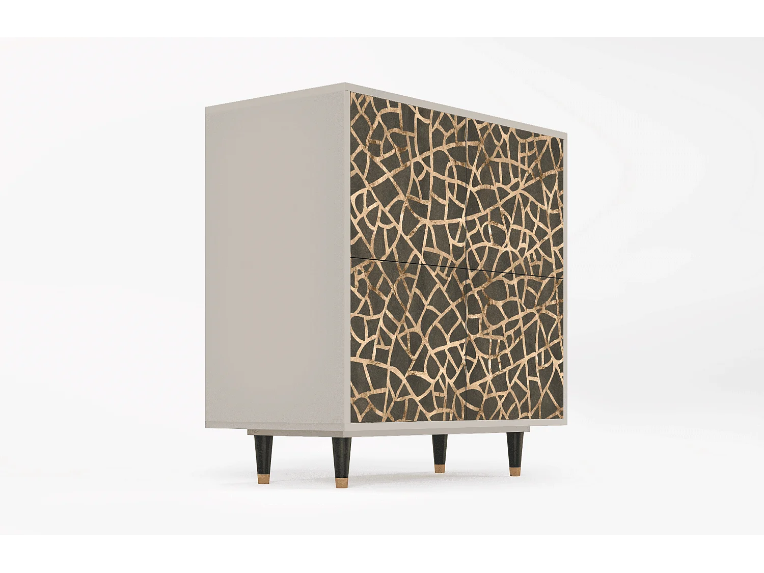 Credenza - 94x96x48 cm - BS3 - Enlarged Leaf, Sabbia