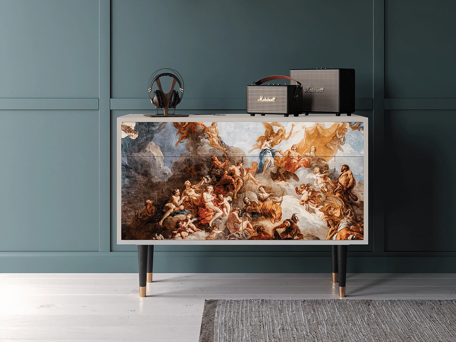 Aparador - 115x85x48 cm - BS4 - Versailles, Areia