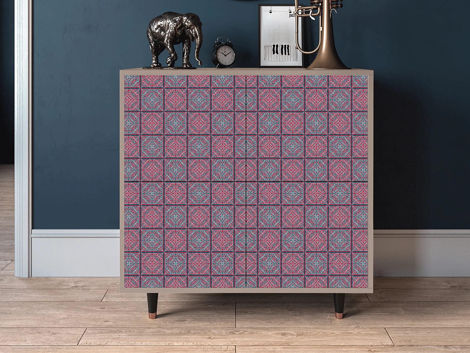 Buffet - 94x96x48 cm - BS3 - Riviera Mosaic, Latte