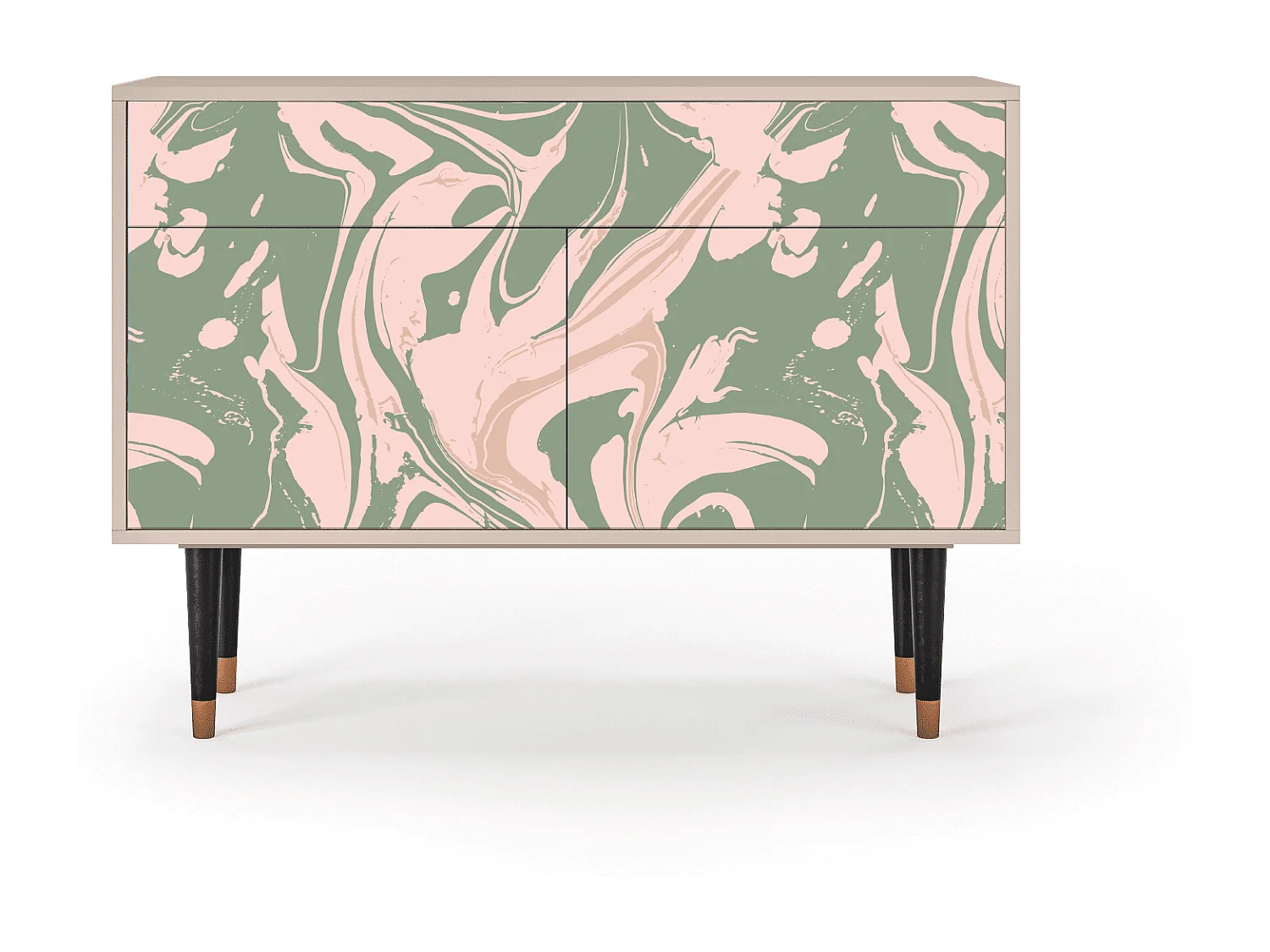 Buffet - 115x85x48 cm - BS4 - Aquarelle, Latte