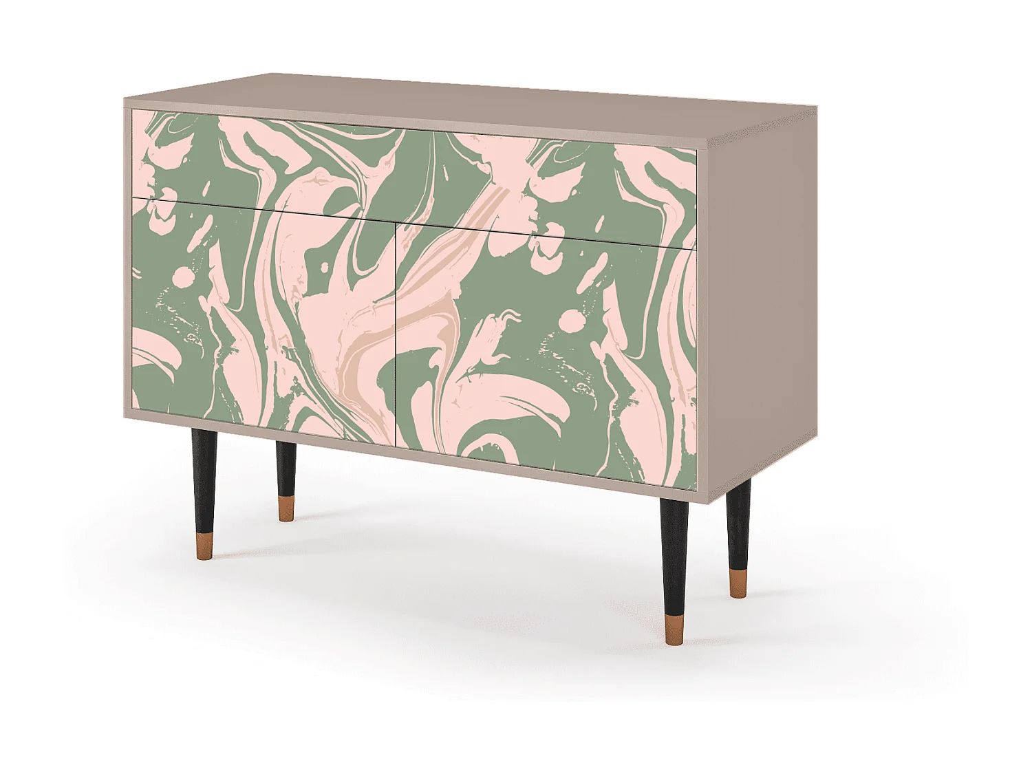 Buffet - 115x85x48 cm - BS4 - Aquarelle, Latte