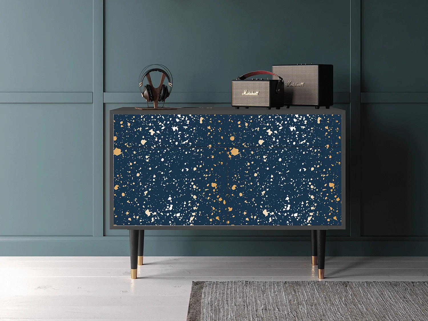 Buffet - 115x85x48 cm - BS4 - Starfall, Anthracite