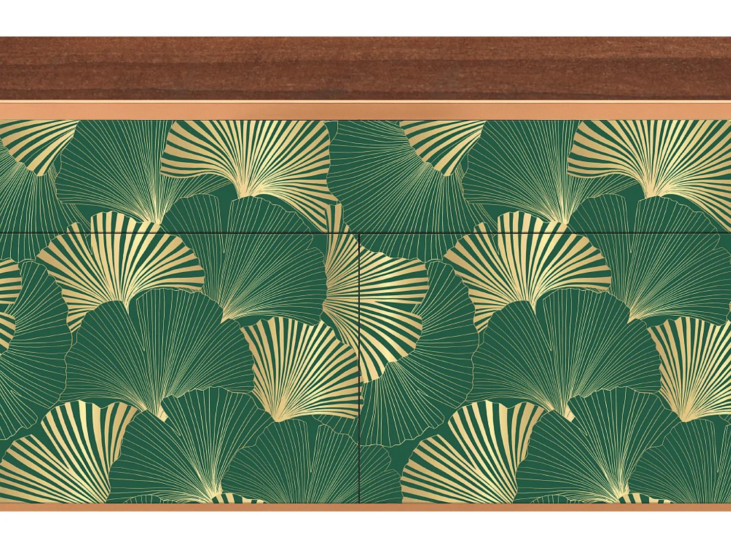 Dressoir - 115x85x48 cm - BS4 - Gold Ginkgo, Walnoot