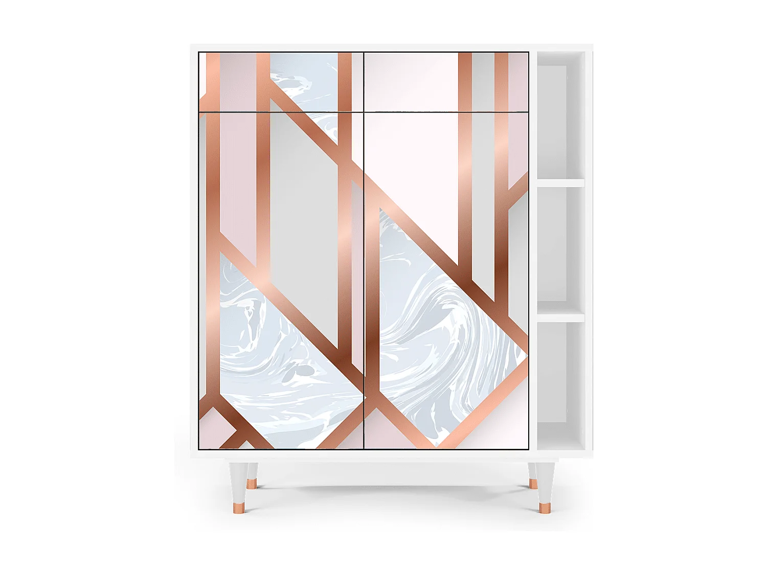 Buffet - 96х110х41 cm - BS6 - Champagne Story, Blanc