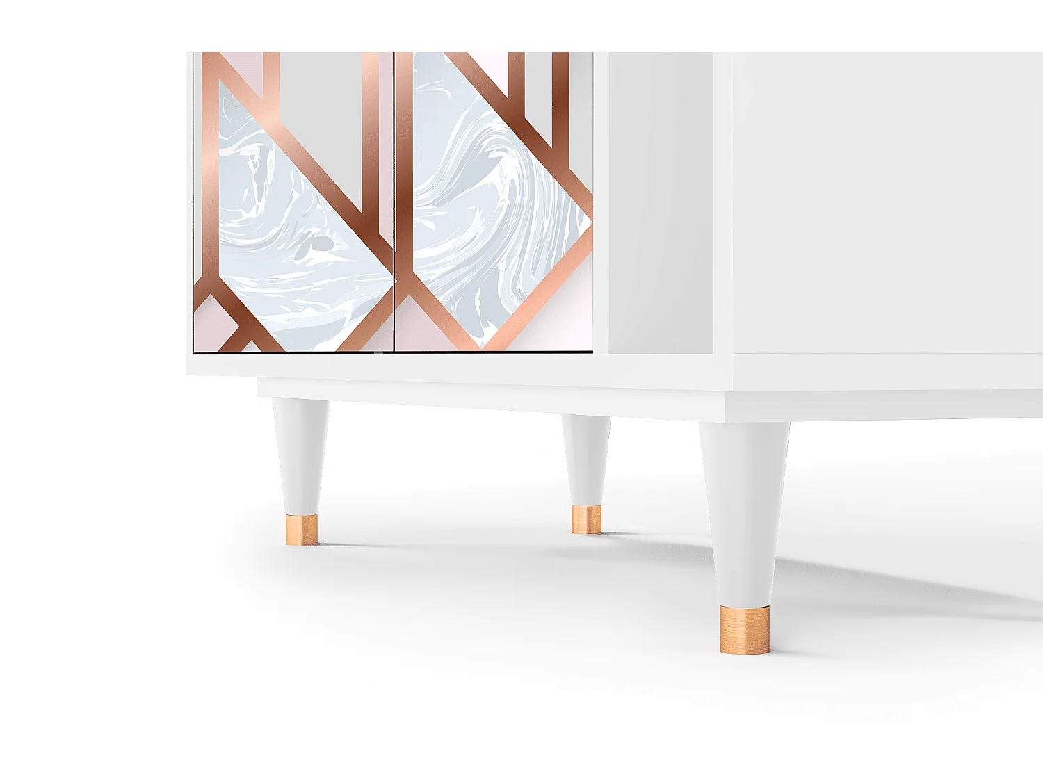 Buffet - 96х110х41 cm - BS6 - Champagne Story, Blanc