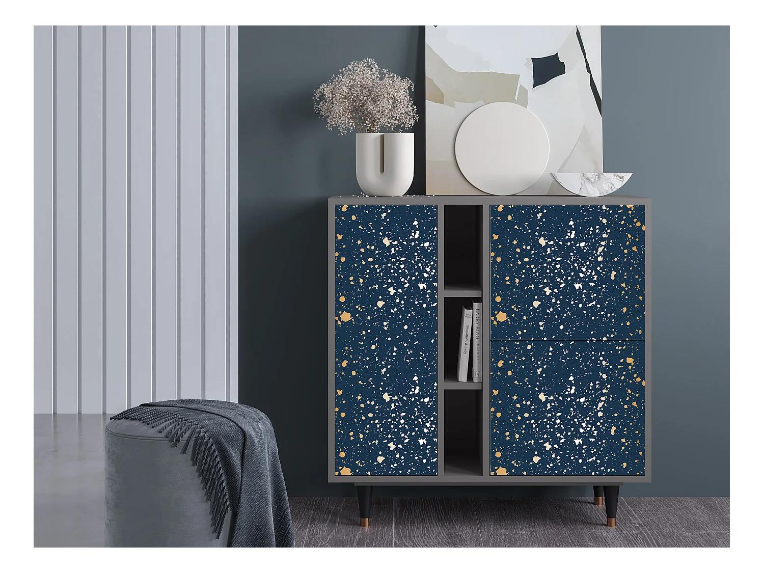 Credenza - 94х96х41 cm - BS5 - Starfall, Grigio
