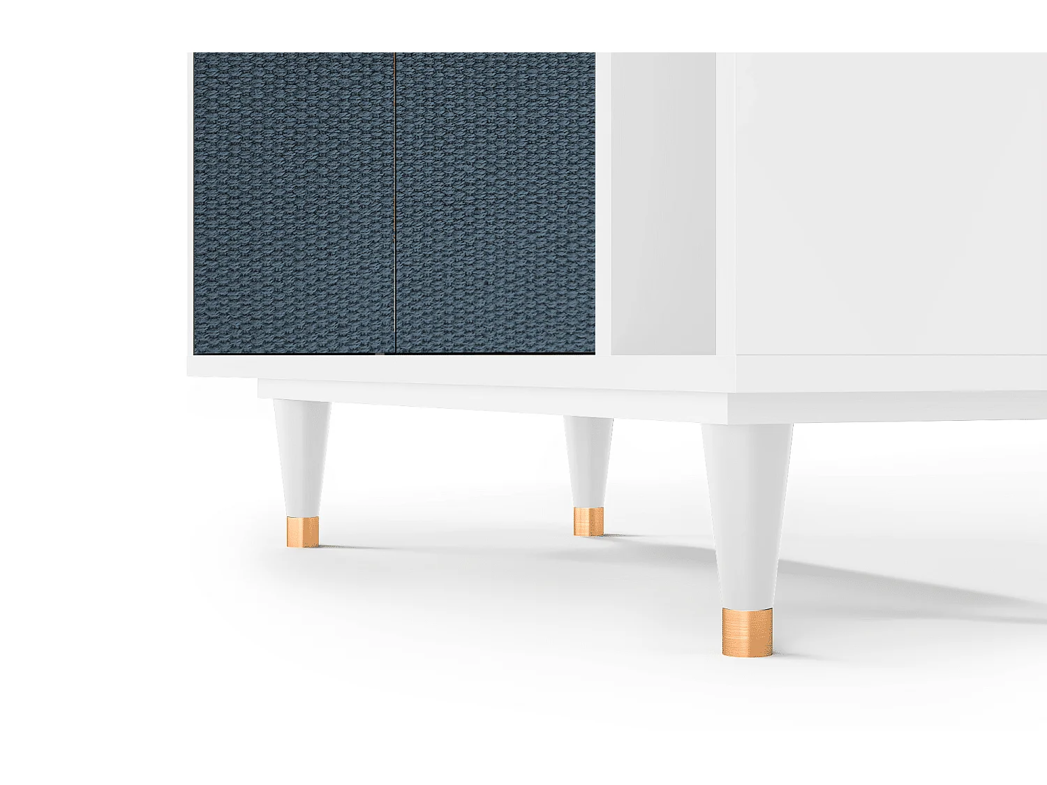 Buffet - 96х110х41 cm - BS6 - Knitted Pattern, Blanc