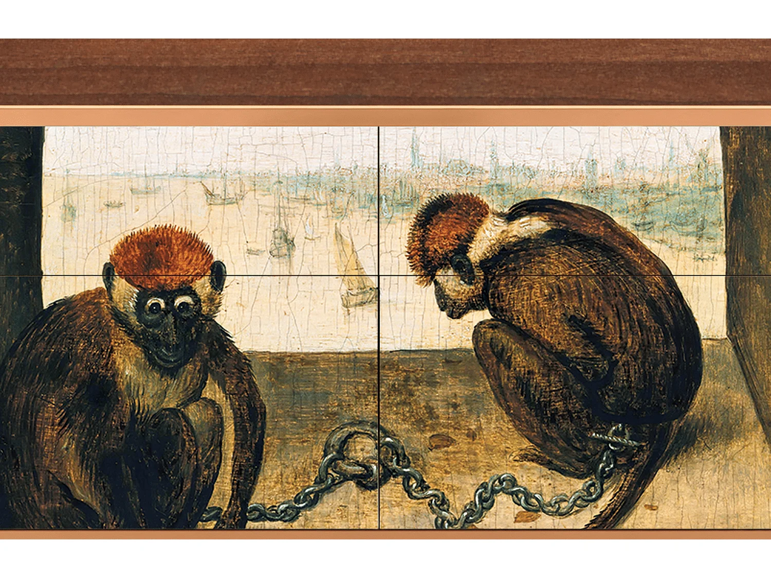 Dressoir - 115x85x48 cm - BS4 - Two Monkeys, Walnoot