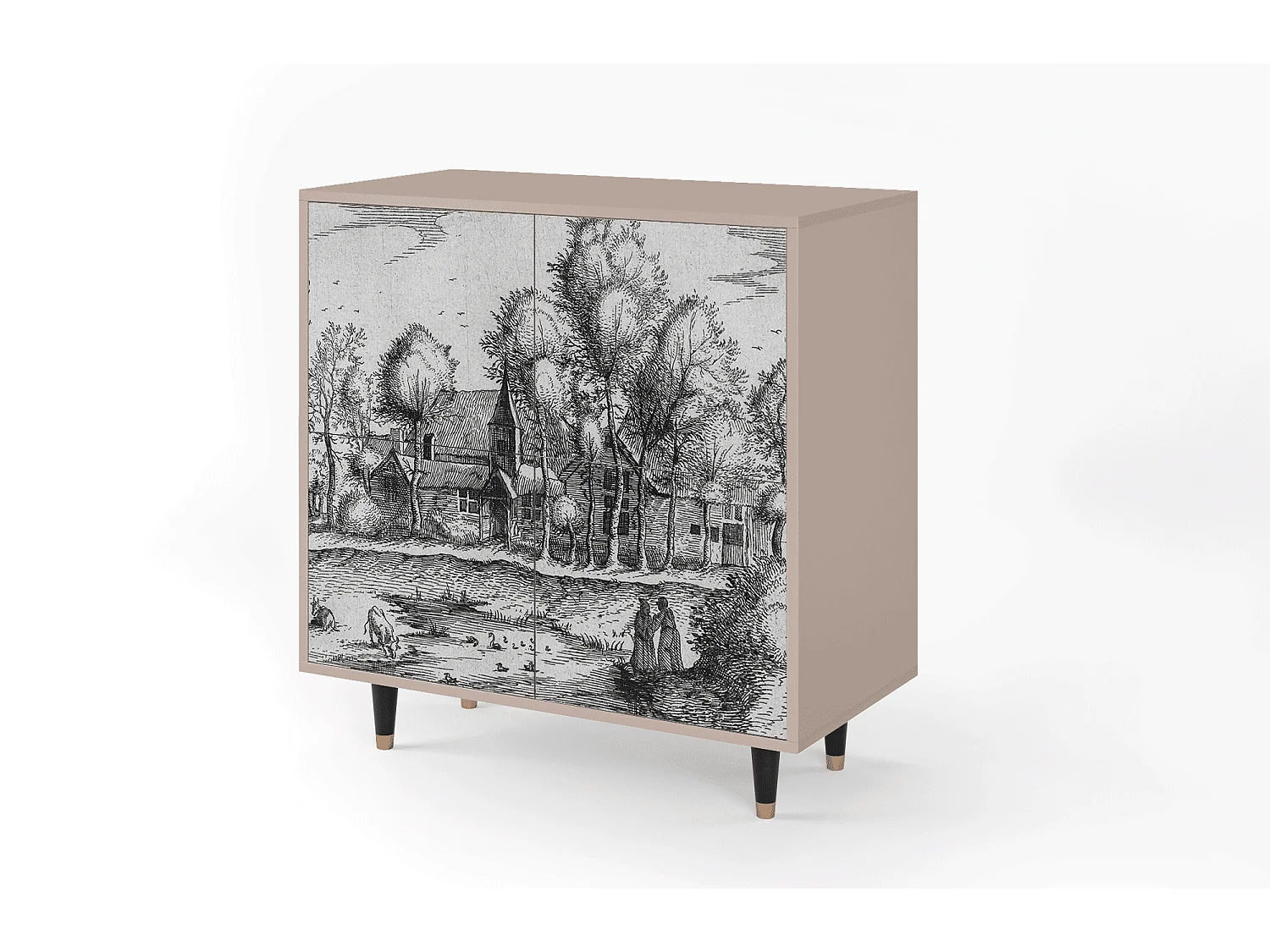 Buffet - 94x96x48 cm - BS3 - A Pond, Latte