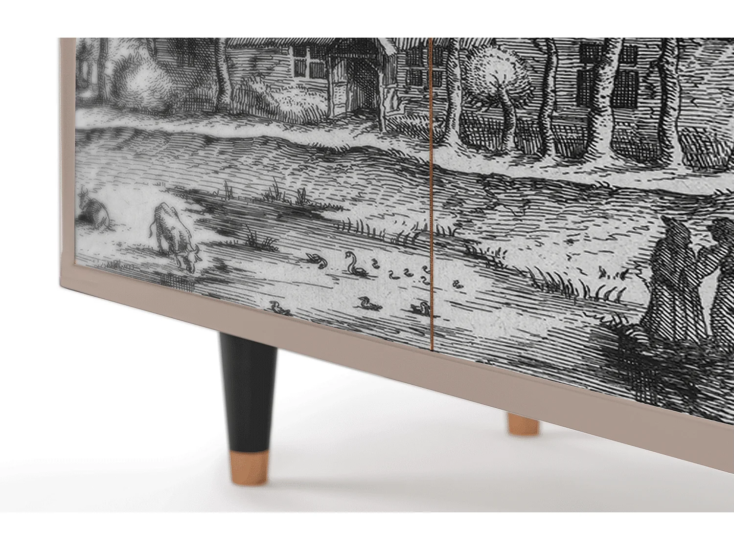 Kredens - 94x96x48 cm - BS3 - A Pond, Latte