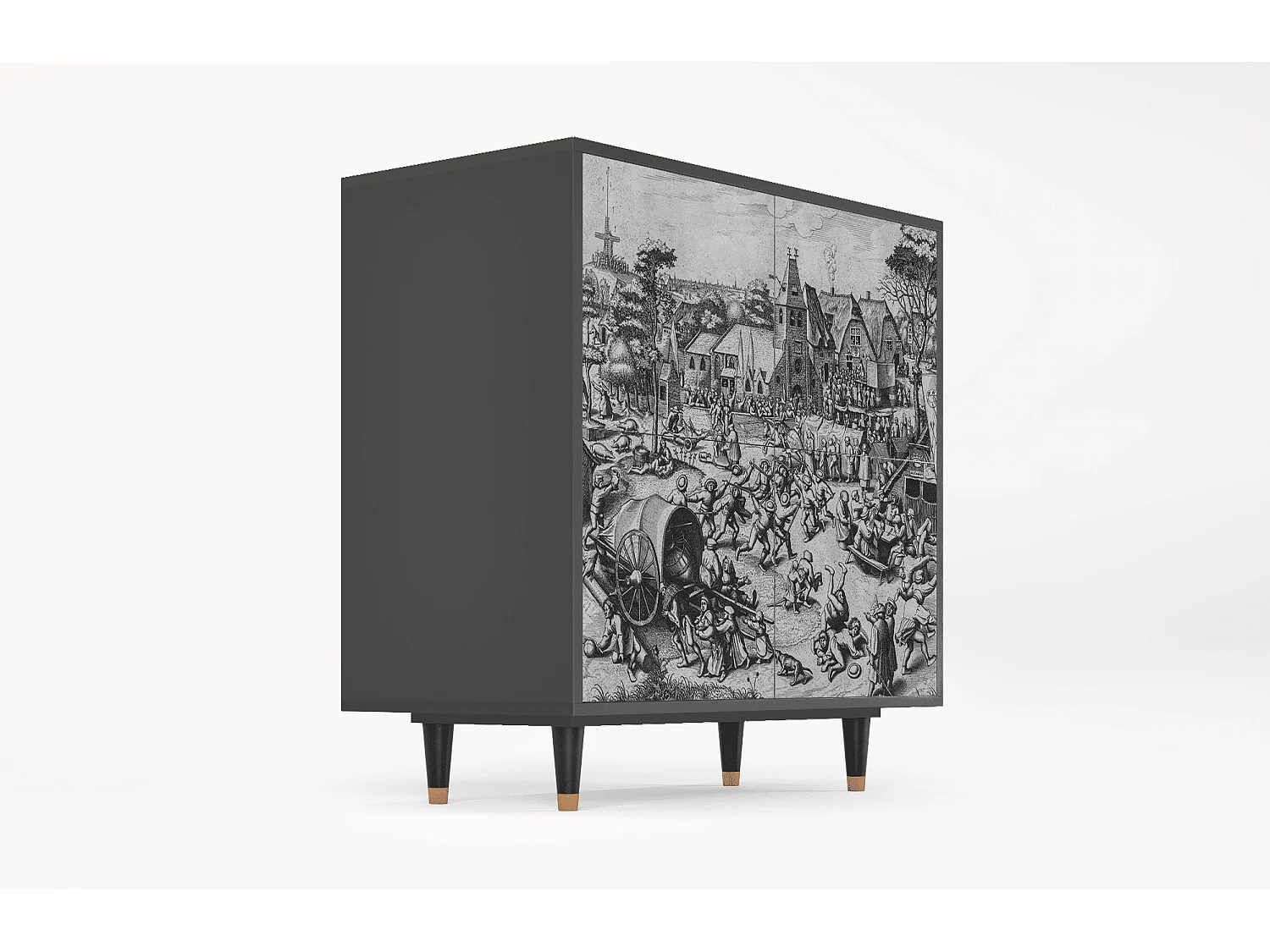 Buffet - 94x96x48 cm - BS3 - The Festival of Saint, Anthracite