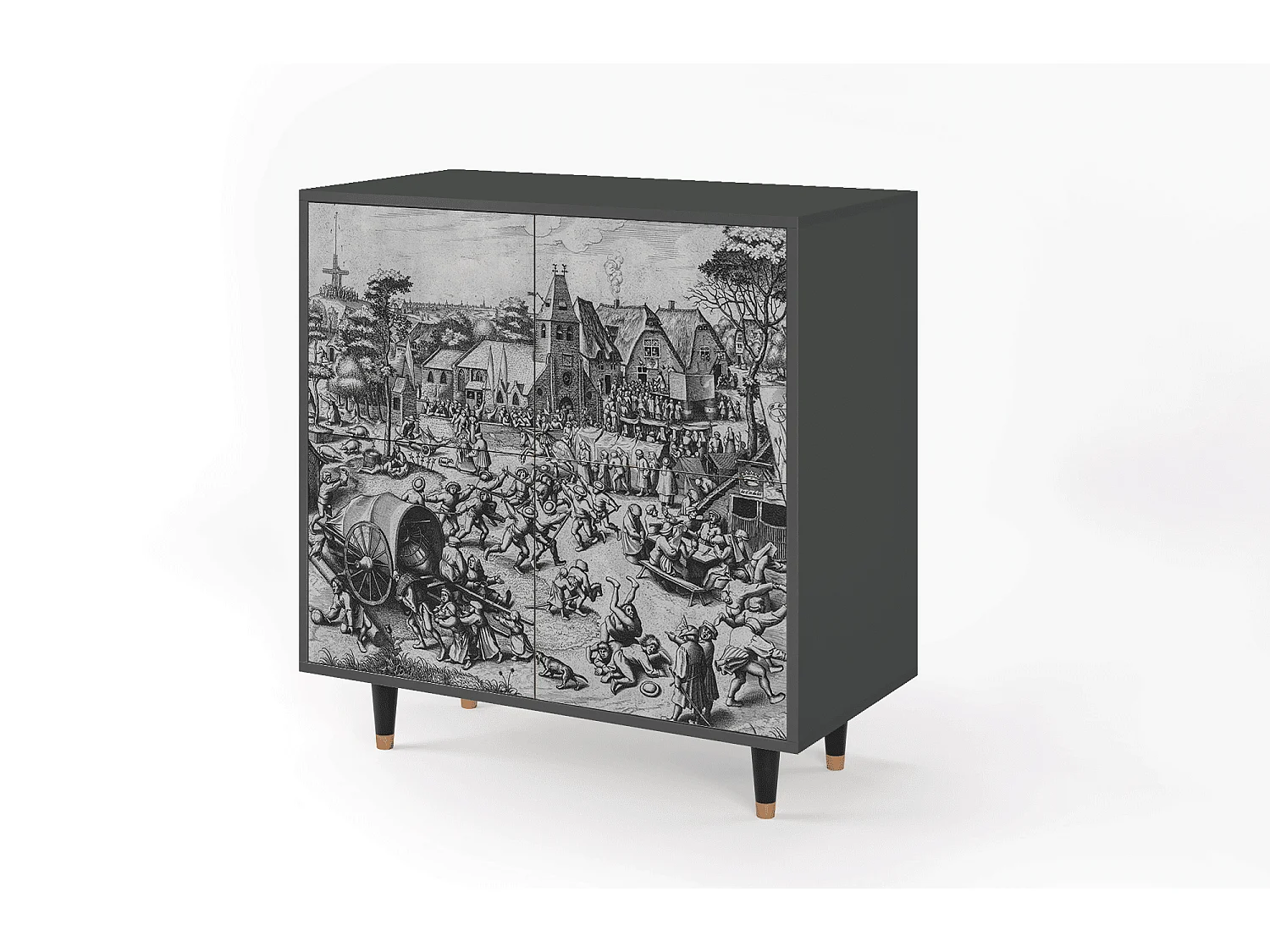 Sideboard - 94x96x48 cm - BS3 - The Festival of Saint, Anthrazit