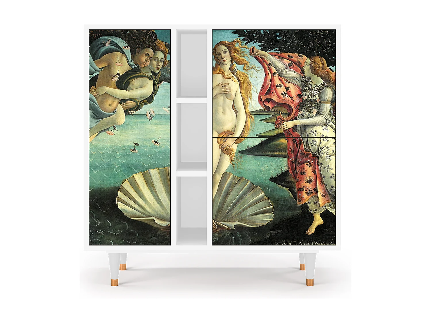 Dressoir - 94х96х41 cm - BS5 - The Birth of Venus, Wit