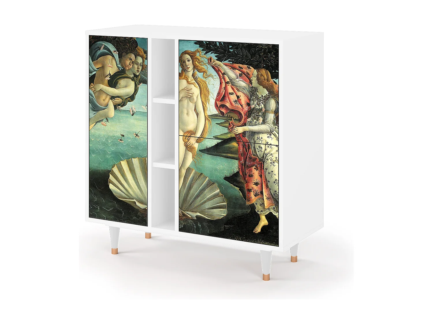 Dressoir - 94х96х41 cm - BS5 - The Birth of Venus, Wit