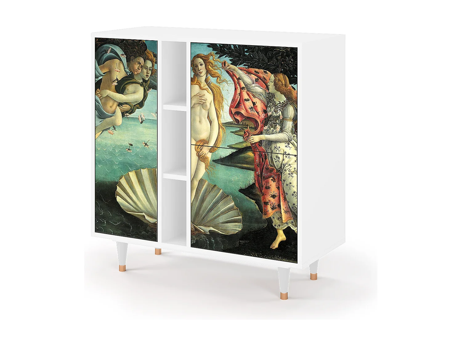 Buffet - 94х96х41 cm - BS5 - The Birth of Venus, Blanc
