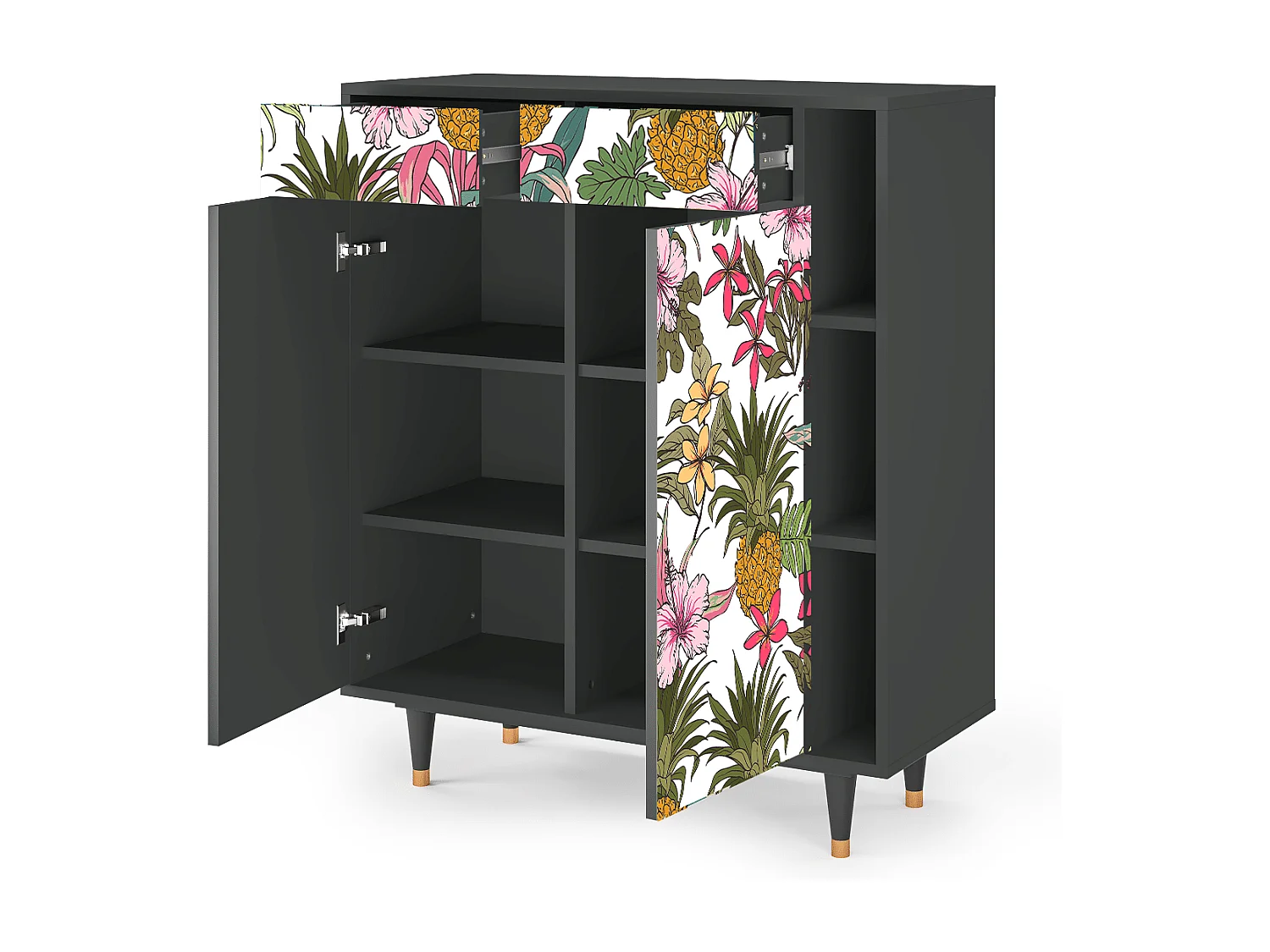 Sideboard - 96х110х41 cm - BS6 - Estival Fruit, Anthrazit