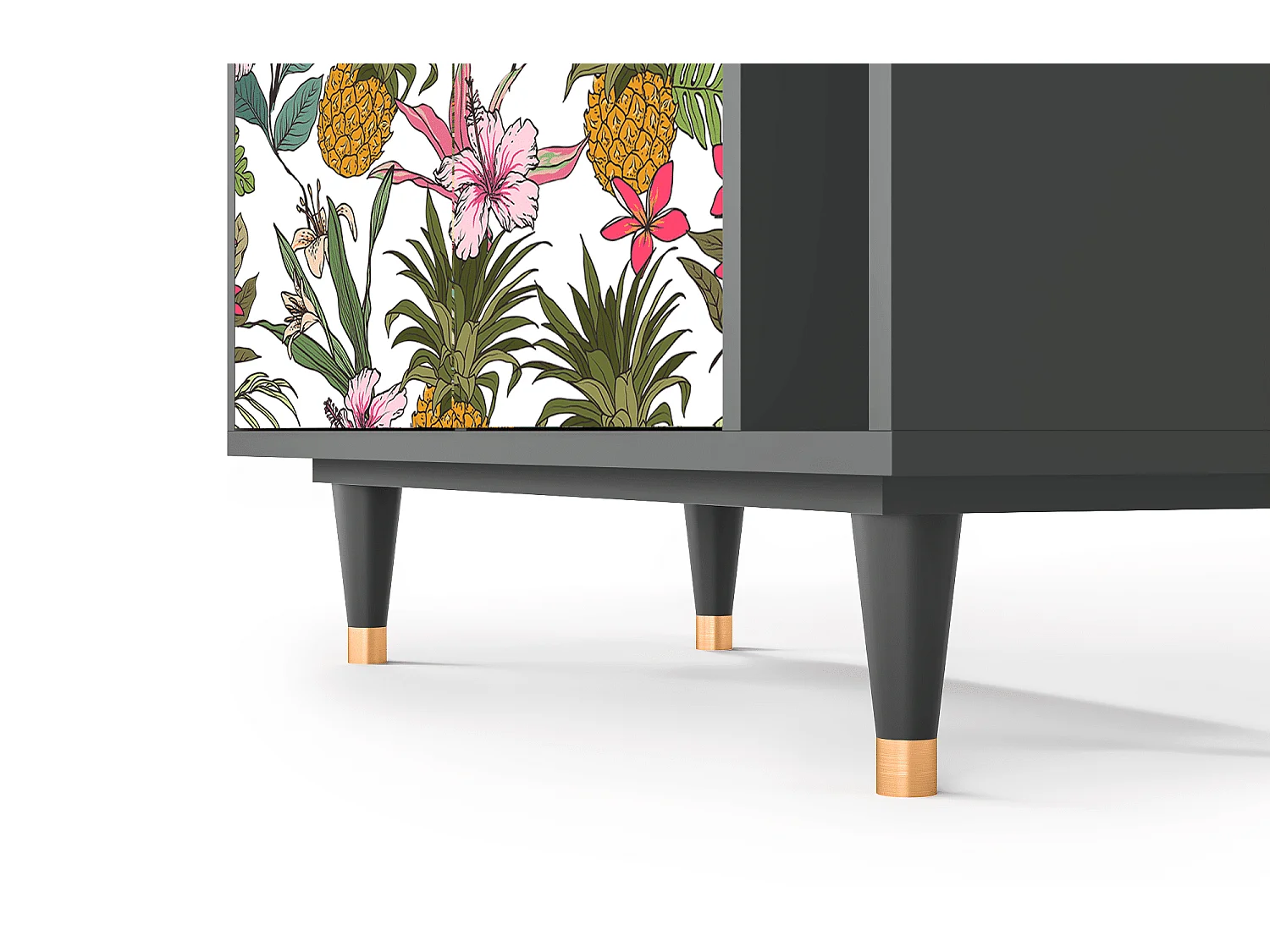 Kredens - 96х110х41 cm - BS6 - Estival Fruit, Antracyt