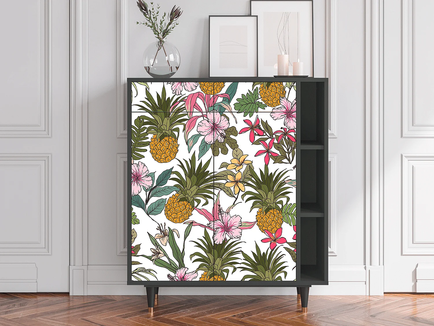 Dressoir - 96х110х41 cm - BS6 - Estival Fruit, Antraciet