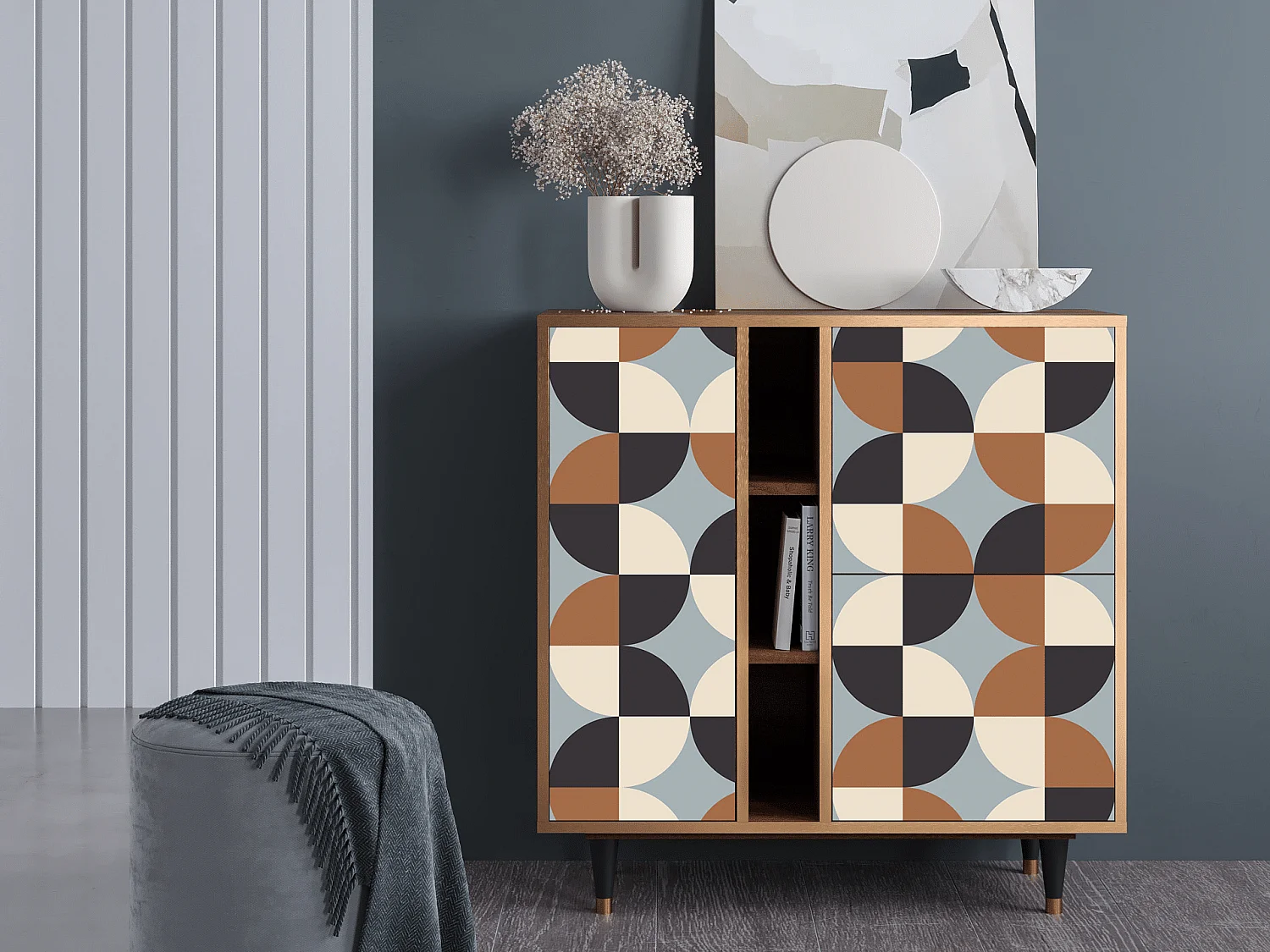 Credenza - 94х96х41 cm - BS5 - Brown Sensation, Noce