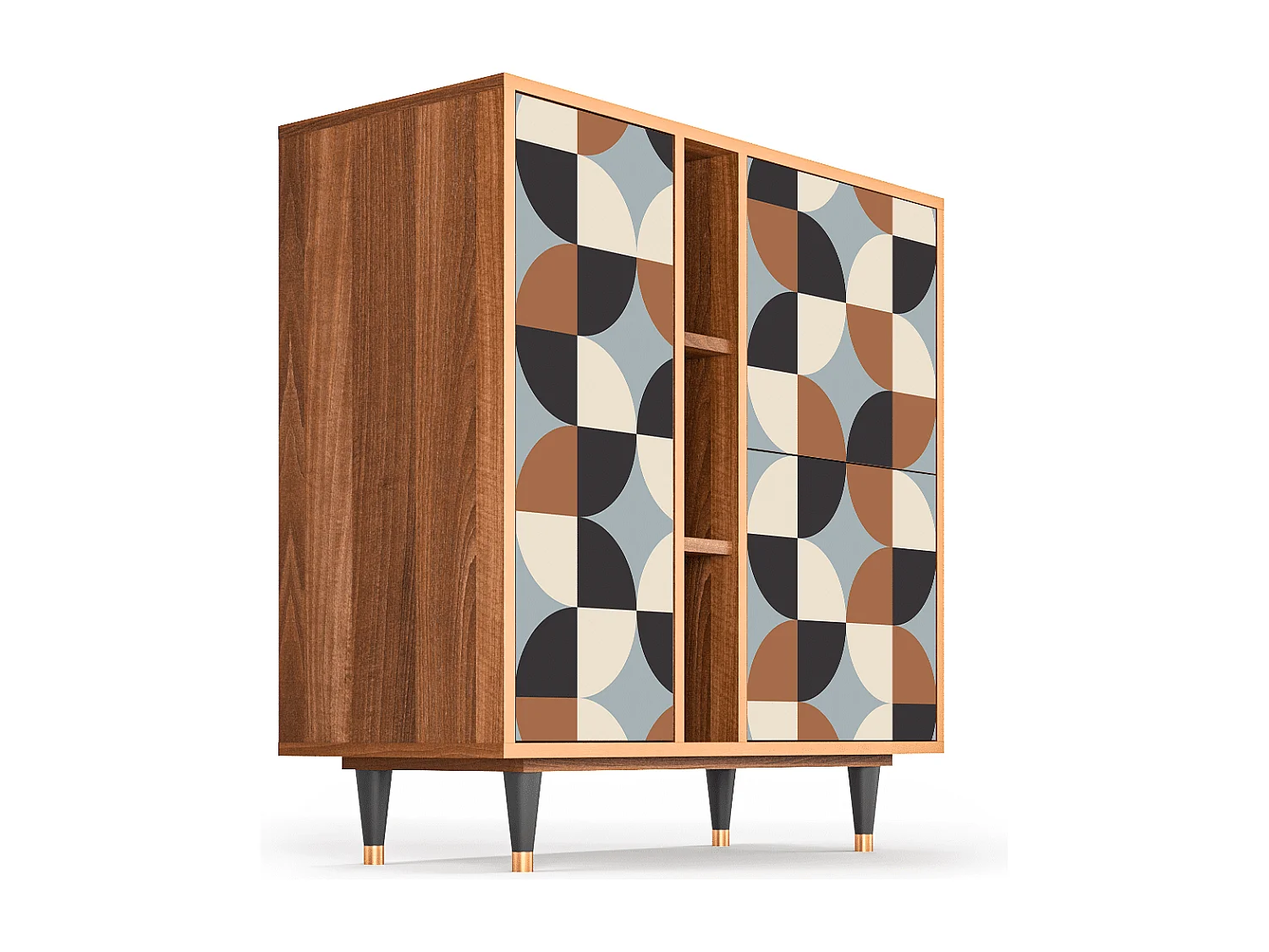 Credenza - 94х96х41 cm - BS5 - Brown Sensation, Noce