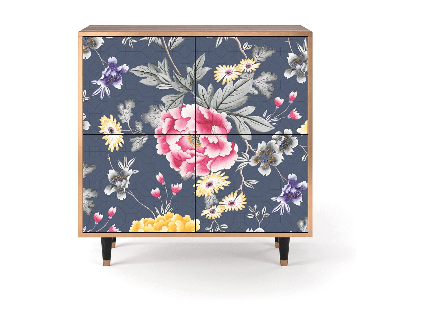 Aparador - 94x96x48 cm - BS3 - Dark Flower Bed, Nogueira