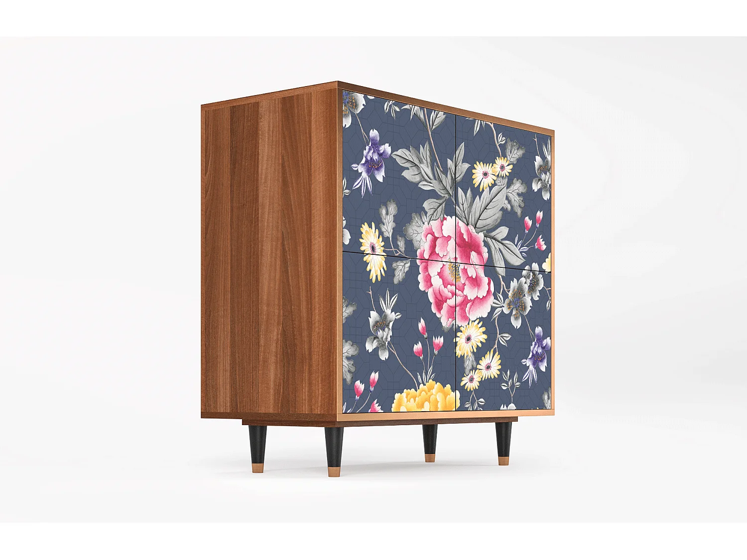 Aparador - 94x96x48 cm - BS3 - Dark Flower Bed, Nogueira