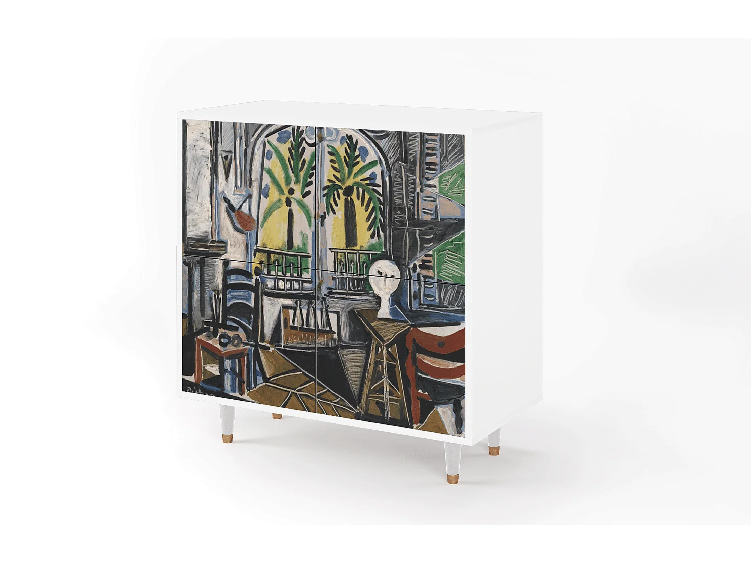 Aparador - 94x96x48 cm - BS3 - The Studio , Blanco