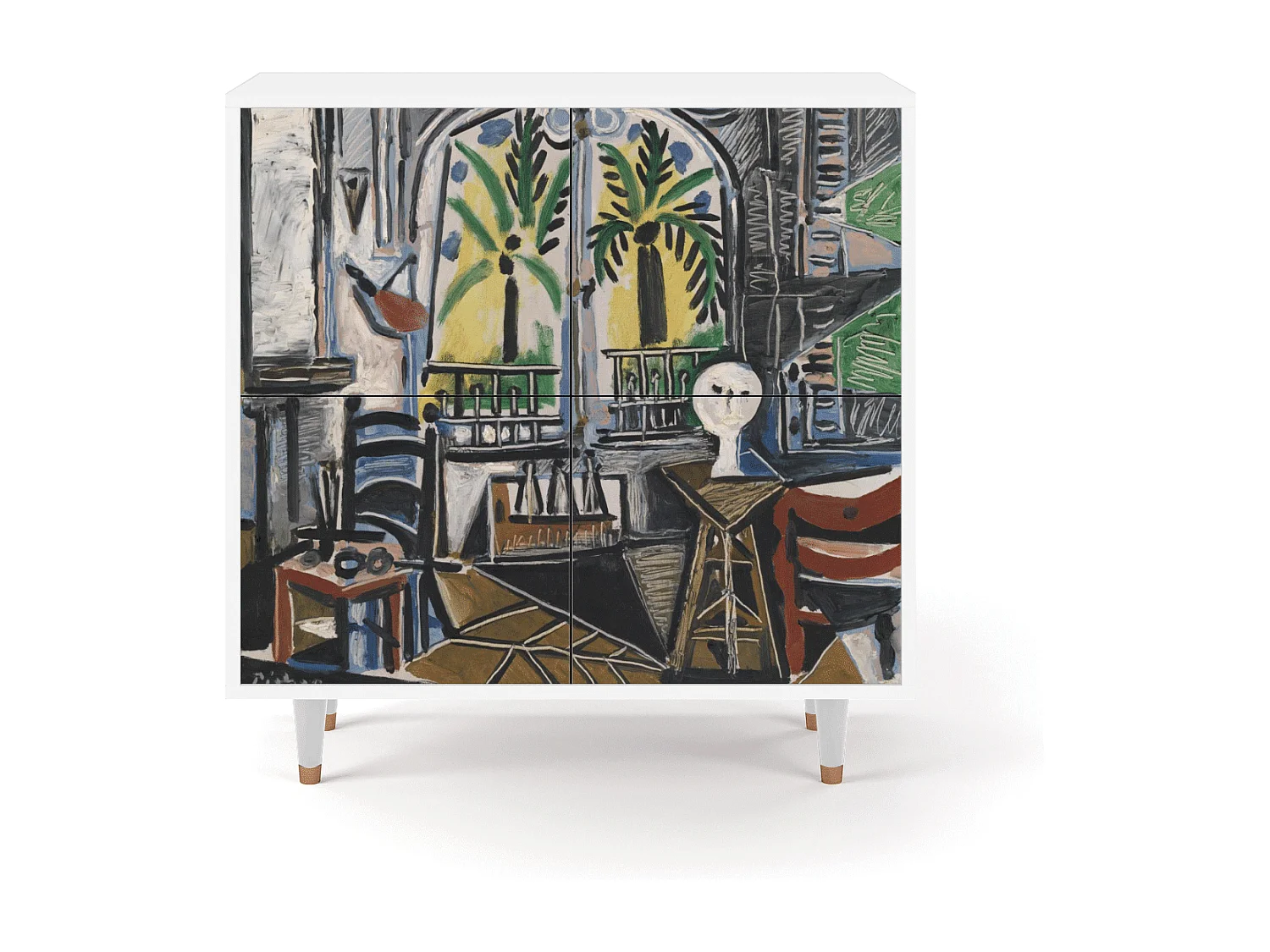 Buffet - 94x96x48 cm - BS3 - The Studio , Blanc