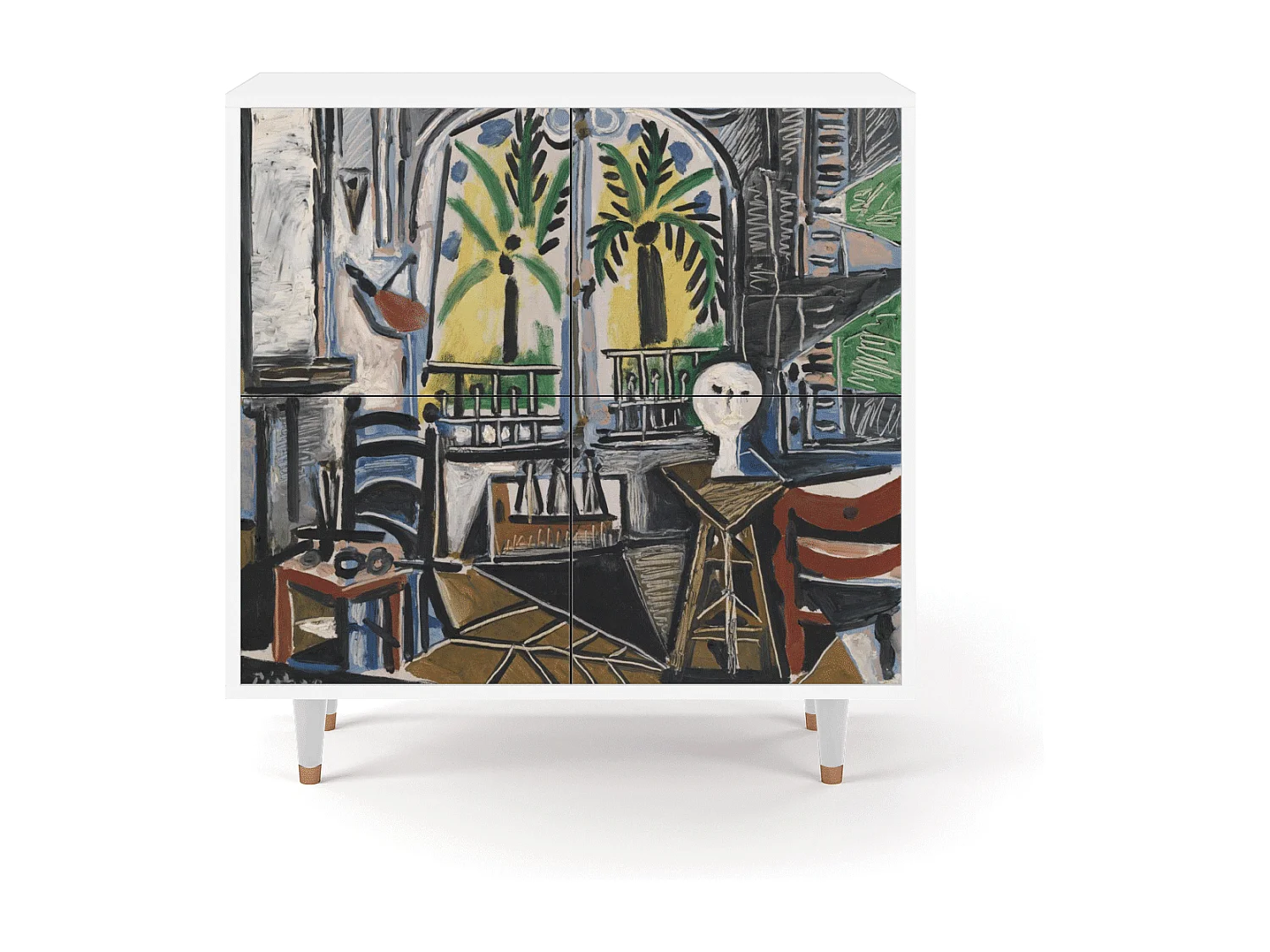 Sideboard - 94x96x48 cm - BS3 - The Studio , Weiß