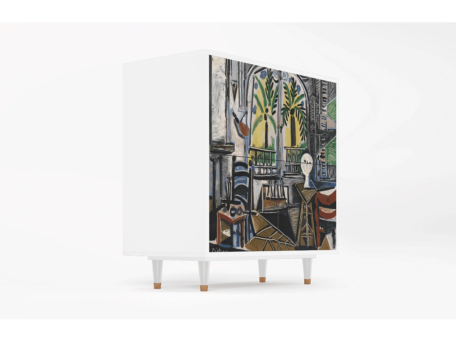 Sideboard - 94x96x48 cm - BS3 - The Studio , Weiß