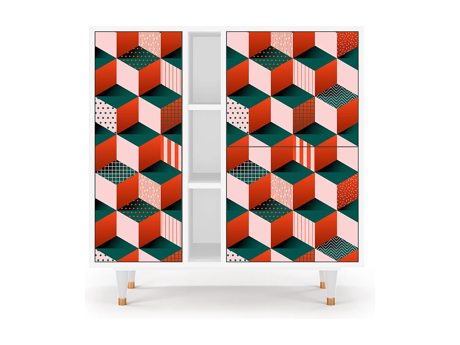 Aparador - 94х96х41 cm - BS5 - Pepsi-Cola, Branco