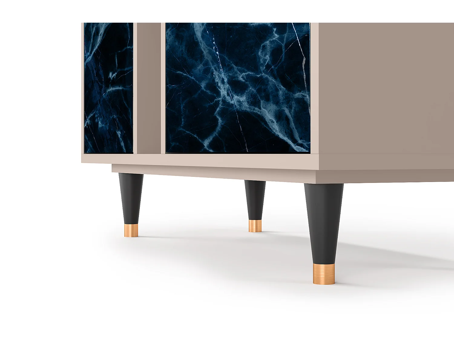 Kredens - 94х96х41 cm - BS5 - Deep Ocean, Latte