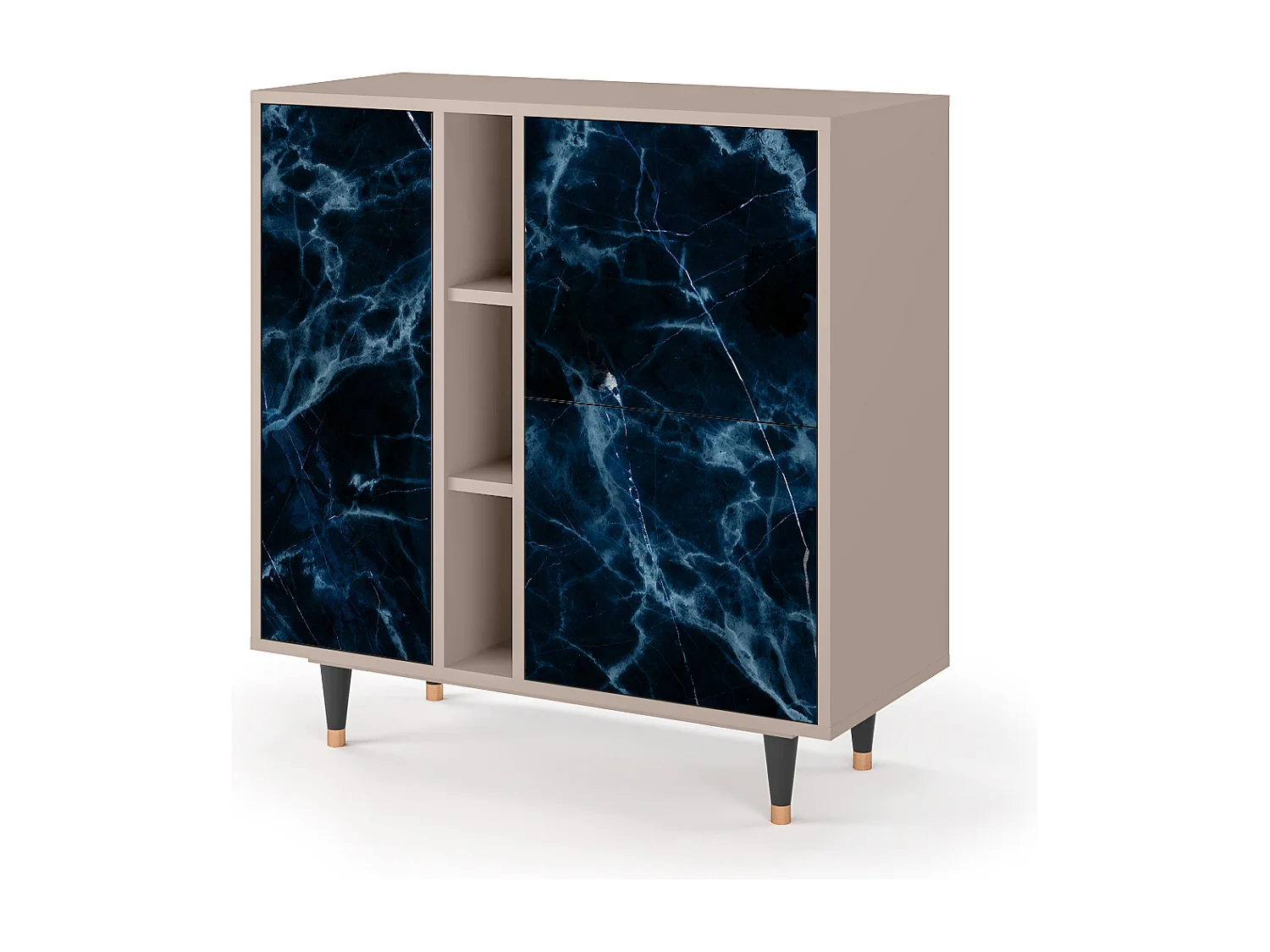 Credenza - 94х96х41 cm - BS5 - Deep Ocean, Latte