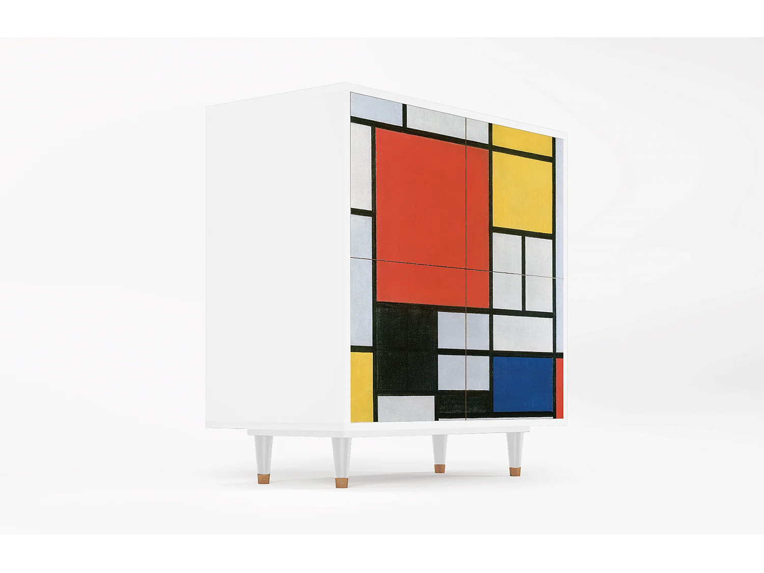 Aparador - 94x96x48 cm - BS3 - Composition, Branco