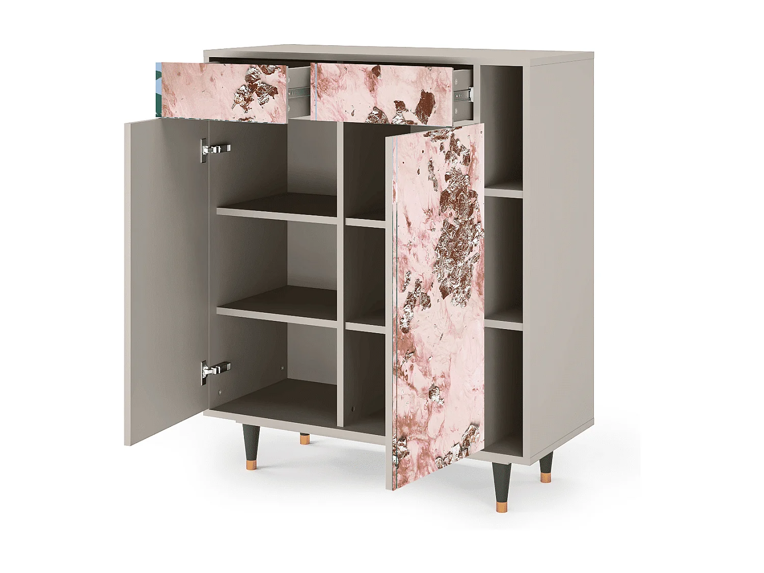 Buffet - 96х110х41 cm - BS6 - Cotton Candy, Sable