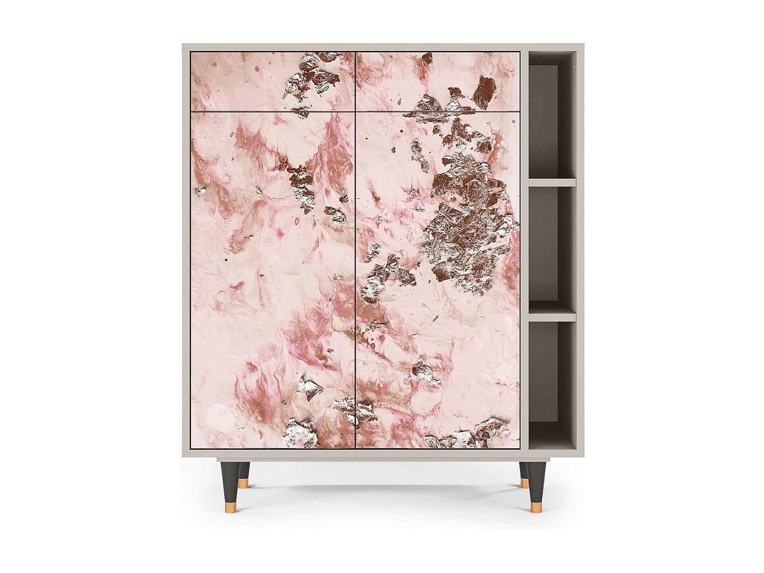 Credenza - 96х110х41 cm - BS6 - Cotton Candy, Sabbia