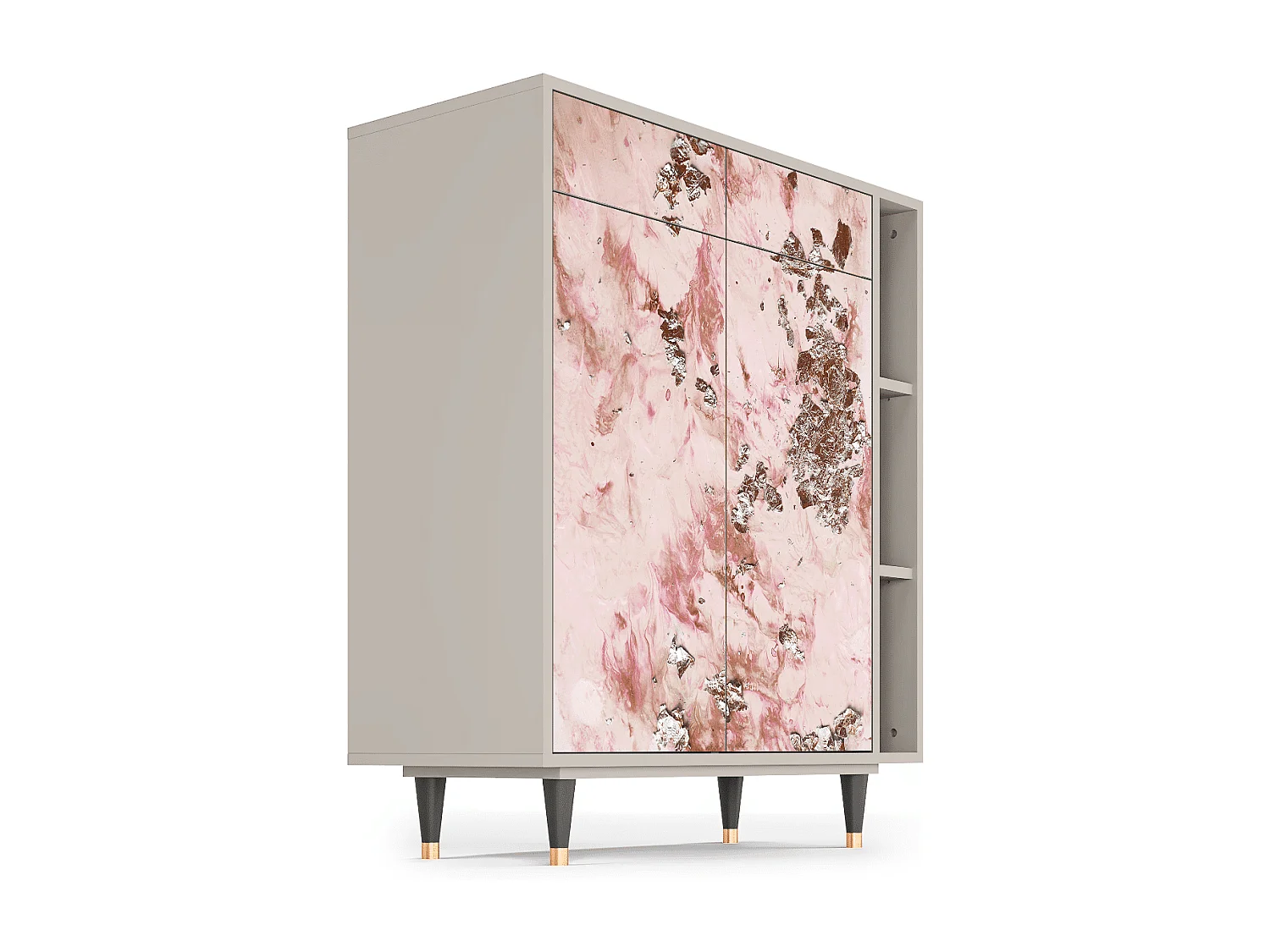 Credenza - 96х110х41 cm - BS6 - Cotton Candy, Sabbia