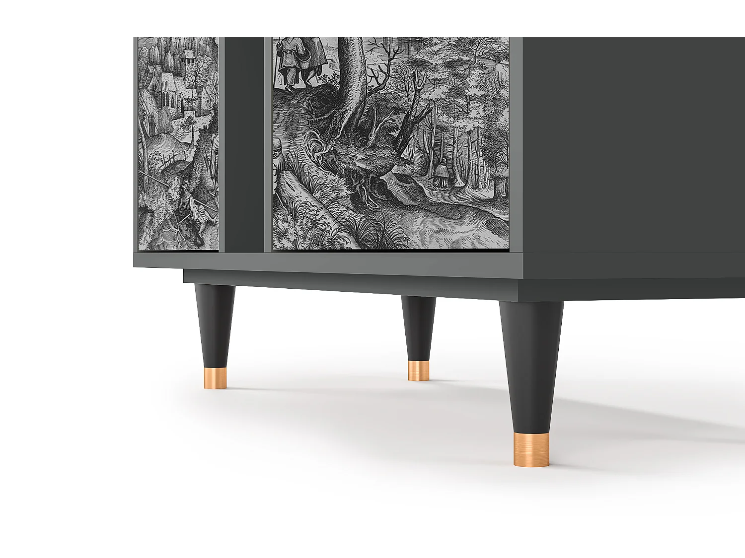 Buffet - 94х96х41 cm - BS5 - Milites Requiescentes, Anthracite