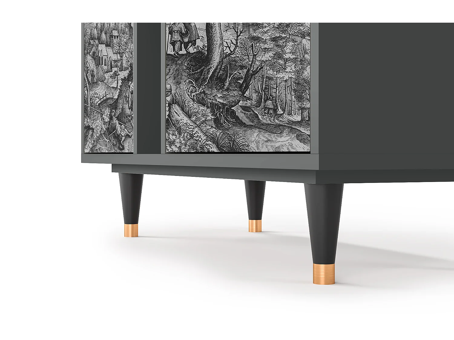 Buffet - 94х96х41 cm - BS5 - Milites Requiescentes, Anthracite