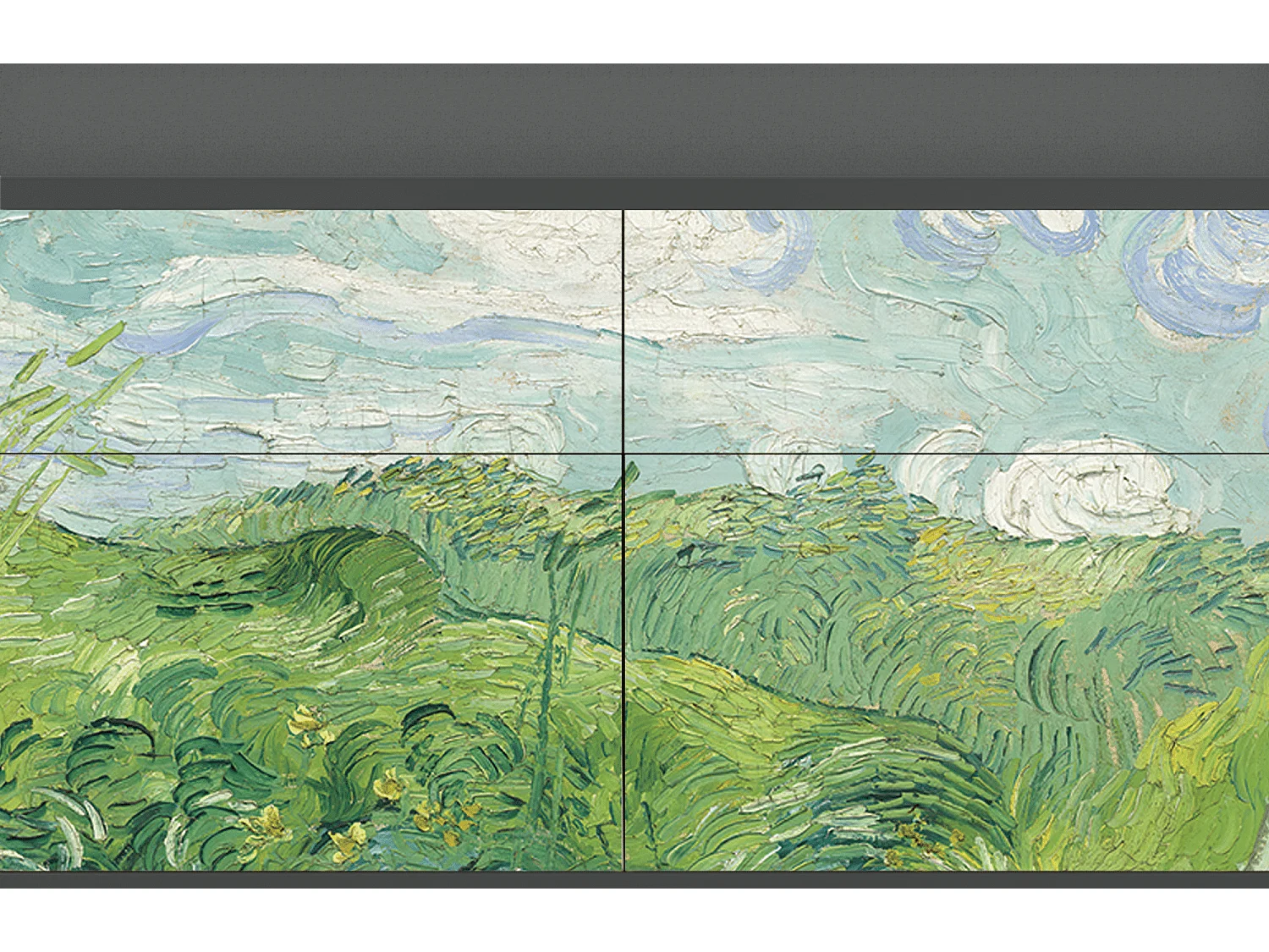 Credenza - 115x85x48 cm - BS4 - Green Wheat Fields, Antracite